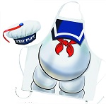 Ghostbusters Stay Puft Apron & Chef Hat