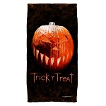 Beach Towel: Trick R Treat Pumpkin