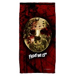 Beach Towel: Friday the 13th Jason Mask
