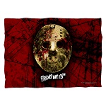 Pillow Case Double Sided: Friday the 13th Mask