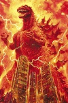 Godzilla Burning Magnet